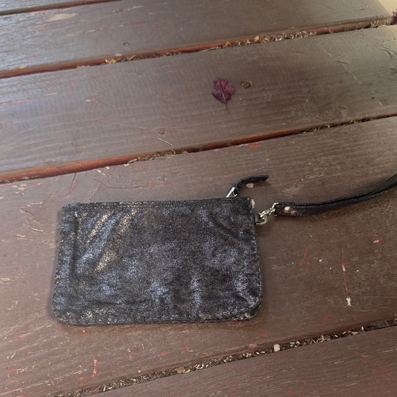 Handbags - Black Glitter Wristlet